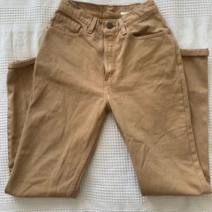 Vintage tan Levi’s jeans